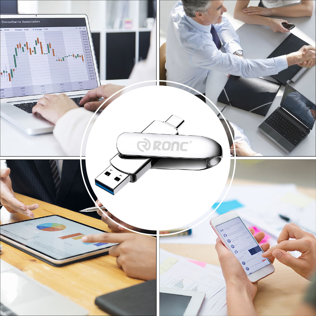 High Speed Usb Flash Drive Otg Pen Drive 128Gb 64Gb Usb Stick 32Gb Type-C Pendrive Flash Disk for Android Smartphone